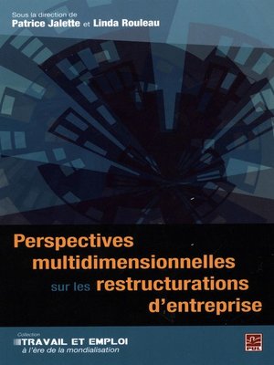 cover image of Perspectives multidimensionnelles sur les restructurations..